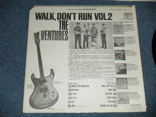 画像: THE VENTURES - WALK DON'T RUN VOL.2 : 2nd Press Version Front Cover (Matrix # BST-8031-2 SIDE-1 / BST-8031-2  SIDE-2) ( Ex+++/MINT- )   / 1970? VERSION US AMERICA ORIGINAL  4th Press "LIBERTY Label" STEREO Used LP 