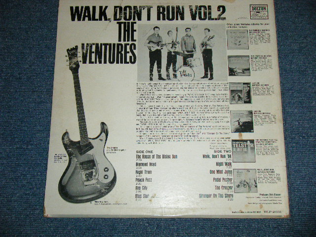 画像: THE VENTURES - WALK DON'T RUN VOL.2 : SWEAT SIRT Version (Matrix #  BLP-2031-2- SIDE-2 /  BLP-2031-B2-SIDE-2 ) ( VG+++/Ex++, Ex )   / 1964 US AMERICA ORIGINAL "DARK BLUE with SILVER PRINT Label" MONO Used LP 