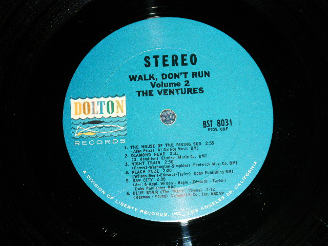 画像: THE VENTURES - WALK DON'T RUN VOL.2 : 2nd Press Version Front Cover (Matrix # BST-8031-1B  SIDE-2 / BST-8031-1A  SIDE-2) ( Ex++/Ex++ )   / 1965 VERSION US AMERIC…1