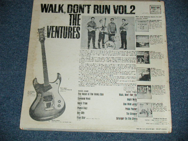 画像: THE VENTURES - WALK DON'T RUN VOL.2 : 2nd Press Version Front Cover  (Matrix #  BLP-2031-1 US & GB PAT # /  BLP-2031-2 US & GB PAT #  ) (  VG+++/VG+++ )   )   / 1965 US AMERICA 2nd Press "BLUE with BLACK PRINT Label" MONO Used LP 