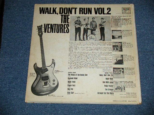 画像: THE VENTURES - WALK DON'T RUN VOL.2 : 2nd Press Version Front Cover  (Matrix #  BLP-2031-SIDE-1 1A   BLP-2031 SIDE-2-1A ) ( Ex,Ex-/Ex++ Looks:Ex+ )   )   / 1965 US AMERICA 2nd Press "BLUE with BLACK PRINT Label" MONO Used LP 