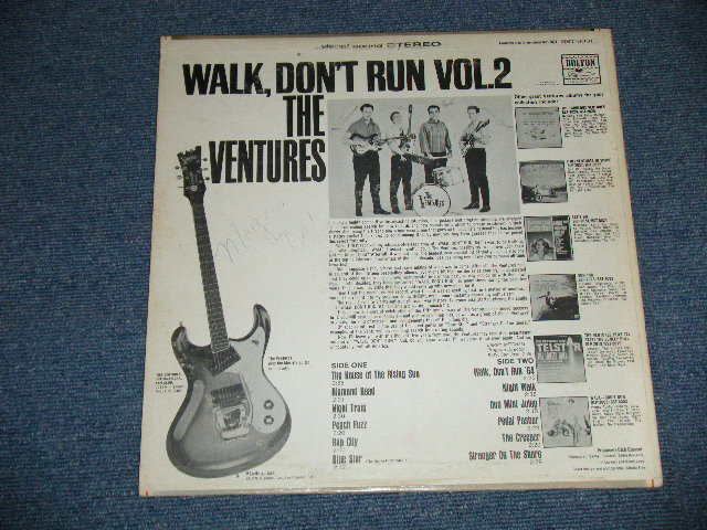 画像: THE VENTURES - WALK DON'T RUN VOL.2 : SWEAT SIRT Version (Matrix # BST-8031-A-1 / BST-8031-B-1 ) ( Ex+/Ex++ )   / 1964 US AMERICA ORIGINAL "DARK BLUE with SILVER PRINT Label" STEREO Used LP 