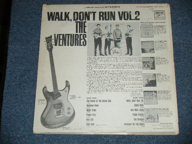 画像: THE VENTURES - WALK DON'T RUN VOL.2 : SWEAT SIRT Version (Matrix # BST-8031-2-SIDE 1/ BST-8031-2-SIDE 2 ) ( Ex+,Ex-/Ex Looks:Ex- )   / 1964 US AMERICA ORIGINAL "DARK BLUE with SILVER PRINT Label" STEREO Used LP 