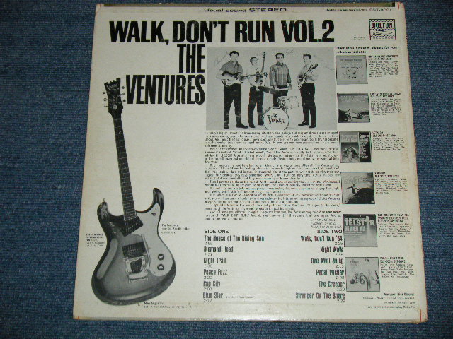 画像: THE VENTURES - WALK DON'T RUN VOL.2 : SWEAT SIRT Version (Matrix # BST-8031-1 US PAT#  GB PAT# / BST-8031-2 US PAT#  GB PAT# ) ( Ex++/Ex+ )   / 1964 US AMERICA ORIGINAL 2nd Press "BLUE with BLACK PRINT Label" STEREO Used LP 