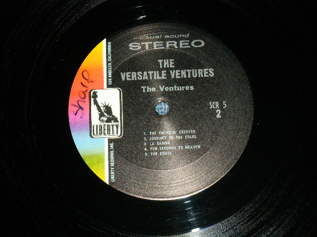 画像: THE VENTURES -  THE VERSATILE VENTURES  ( Matrix Number A) SCR-5 SIDE1 1-A / SCR5 SIDE 2-1B ) ( Ex/Ex+++ Looks:Ex+++ : WOFC, WOL )  /  1966 US AMERICA ORIGINAL STEREO Used LP 