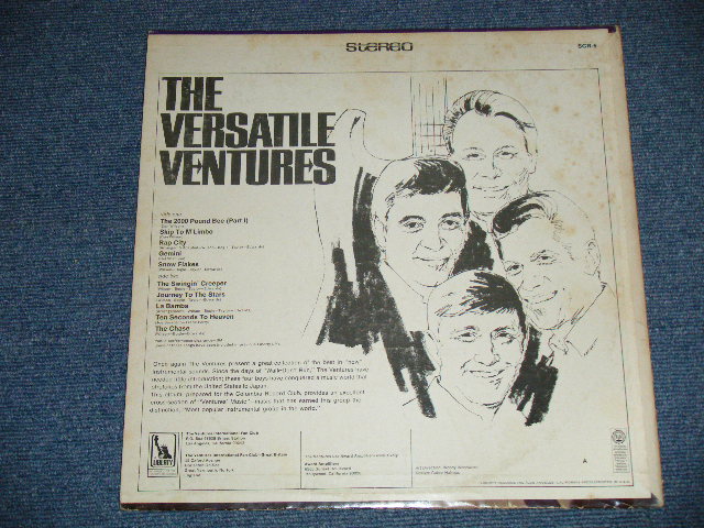 画像: THE VENTURES -  THE VERSATILE VENTURES  ( Matrix Number A) SCR-5 SIDE1 1-A / SCR5 SIDE 2-1B ) ( Ex/MINT-~Ex+++ B-1:Ex++  )  /  1966 US AMERICA ORIGINAL STEREO Used LP 