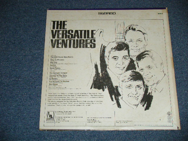 画像: THE VENTURES -  THE VERSATILE VENTURES  ( Matrix Number A) SCR-5 SIDE1 1-A / SCR5 SIDE 2-1B ) ( Ex/Ex++ Looks:Ex+ : EDSP  )  /  1966 US AMERICA ORIGINAL STEREO Used LP 