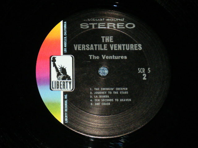 画像: THE VENTURES -  THE VERSATILE VENTURES  ( Matrix Number A) SCR-5 SIDE1 1-A / SCR5 SIDE 2-1B ) ( Ex+/MINT- : EDSP )  /  1966 US AMERICA ORIGINAL STEREO "Mail Order Only" Used LP 