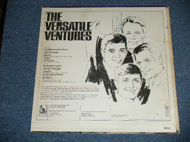 画像: THE VENTURES -  THE VERSATILE VENTURES  ( Matrix Number A) MCR-5 SIDE1 1-A /MCR5 SIDE 2-1A ) ( VG+++/Ex+  Looks:Ex- : EDSP)  /  1966 US AMERICA ORIGINAL MONO Used LP 