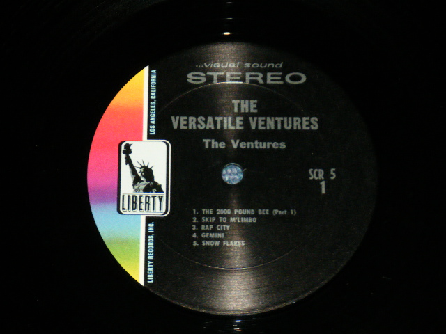 画像: THE VENTURES -  THE VERSATILE VENTURES  ( Matrix Number A) SCR-5 SIDE1 1-A / SCR5 SIDE 2-1B ) ( Ex+/MINT- : EDSP )  /  1966 US AMERICA ORIGINAL STEREO "Mail Order Only" Used LP 