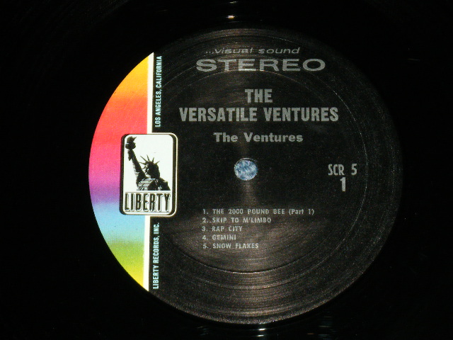 画像: THE VENTURES -  THE VERSATILE VENTURES  ( Matrix Number A) SCR-5 SIDE1 1-A / SCR5 SIDE 2-1B ) ( Ex+/MINT- : EDSP )  /  1966 US AMERICA ORIGINAL STEREO "Mail Order Only" Used LP 