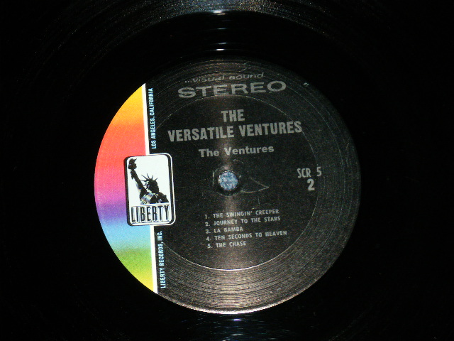 画像: THE VENTURES -  THE VERSATILE VENTURES  ( Matrix Number A) SCR-5 SIDE1 1-A / SCR5 SIDE 2-1B ) ( Ex/MINT-~Ex+++ B-1:Ex++  )  /  1966 US AMERICA ORIGINAL STEREO Used LP 