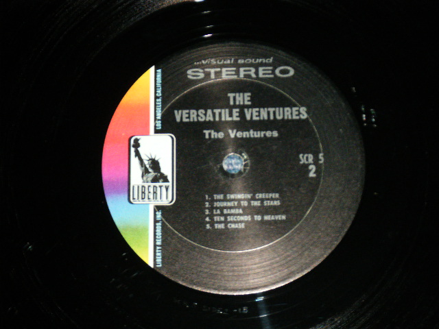 画像: THE VENTURES -  THE VERSATILE VENTURES  ( Matrix Number A) SCR-5 SIDE1 1-A / SCR5 SIDE 2-1B ) ( Ex/Ex++ Looks:Ex+ : EDSP  )  /  1966 US AMERICA ORIGINAL STEREO Used LP 