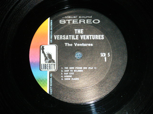 画像: THE VENTURES -  THE VERSATILE VENTURES  ( Matrix Number A) SCR-5 SIDE1 1-A / SCR5 SIDE 2-1B ) ( Ex-/Ex+++ A-1:Ex  )  /  1966 US AMERICA ORIGINAL STEREO Used LP 