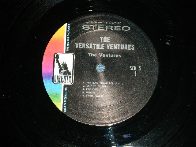 画像: THE VENTURES -  THE VERSATILE VENTURES  ( Matrix Number A) SCR-5 SIDE1 1-A / SCR5 SIDE 2-1B ) ( VG+++/Ex++  : EDSP)  /  1966 US AMERICA ORIGINAL STEREO Used LP 