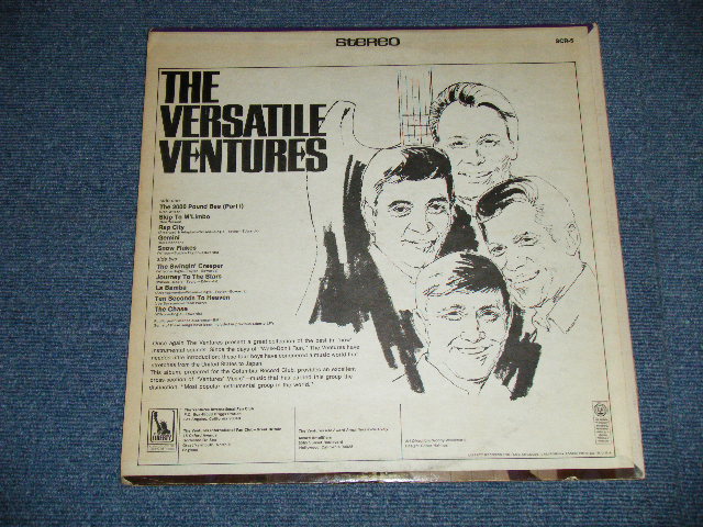 画像: THE VENTURES -  THE VERSATILE VENTURES  ( Matrix Number A) SCR-5 SIDE1 1-A / SCR5 SIDE 2-1B ) ( Ex-/Ex+++ A-1:Ex  )  /  1966 US AMERICA ORIGINAL STEREO Used LP 