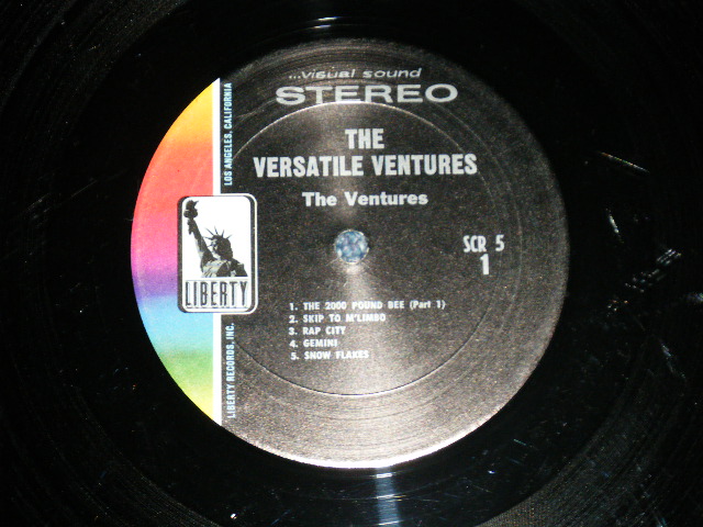 画像: THE VENTURES -  THE VERSATILE VENTURES  ( Matrix Number A) SCR-5 SIDE1 1-A / SCR5 SIDE 2-1B ) ( Ex/Ex++ Looks:Ex+ : EDSP  )  /  1966 US AMERICA ORIGINAL STEREO Used LP 