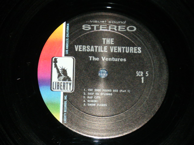 画像: THE VENTURES -  THE VERSATILE VENTURES  ( Matrix Number A) SCR-5 SIDE1 1-A / SCR5 SIDE 2-1B ) ( Ex++/MINT- )  /  1966 US AMERICA ORIGINAL STEREO "Mail Order Only" Used LP 