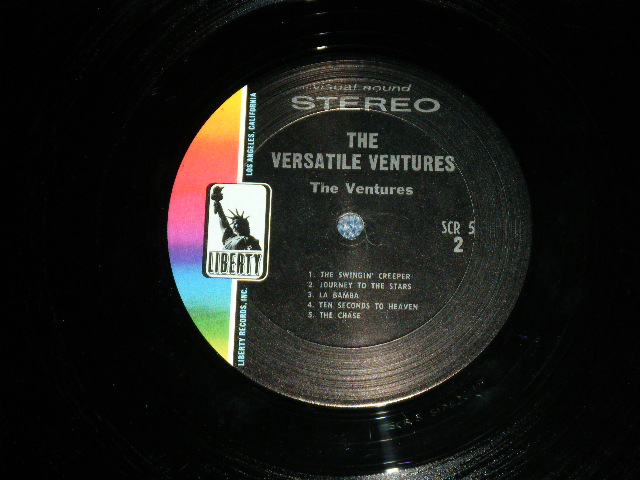 画像: THE VENTURES -  THE VERSATILE VENTURES  ( Matrix Number A) SCR-5 SIDE1 1-A / SCR5 SIDE 2-1B ) ( VG+++/Ex++  : EDSP)  /  1966 US AMERICA ORIGINAL STEREO Used LP 