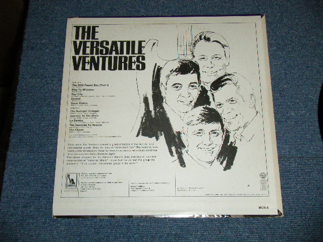 画像: THE VENTURES -  THE VERSATILE VENTURES  ( Matrix Number A) MCR-5 SIDE1 1-A /MCR5 SIDE 2-1A ) ( Ex+/Ex+++ : EDSP )  /  1966 US AMERICA ORIGINAL MONO Used LP 