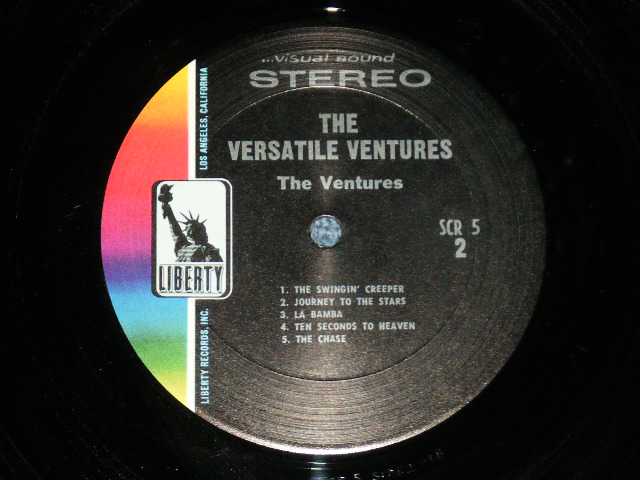 画像: THE VENTURES -  THE VERSATILE VENTURES  ( Matrix Number A) SCR-5 SIDE1 1-A / SCR5 SIDE 2-1B ) ( Ex++/MINT- )  /  1966 US AMERICA ORIGINAL STEREO "Mail Order Only" Used LP 