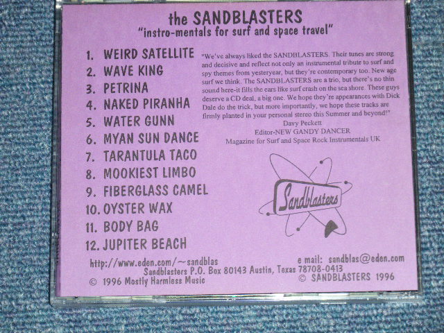 画像: SANDBLASTERS - SPACE BAR B-Q ( MINT/MINT  )  / 1996 US AMERICA ORIGINAL Used  CD