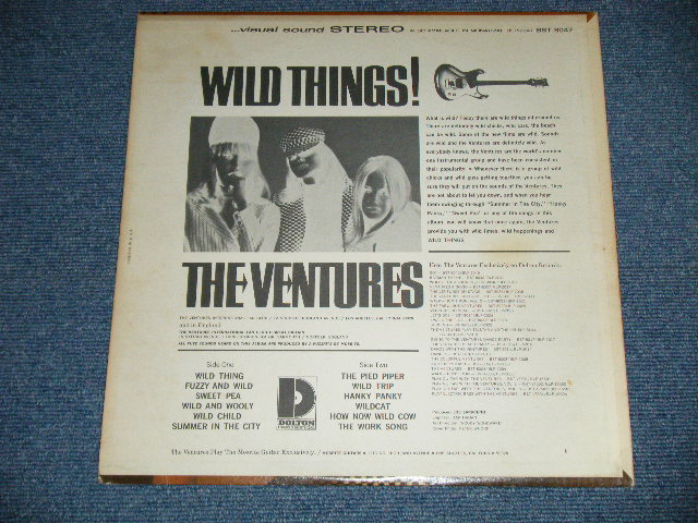 画像: THE VENTURES - WILD THINGS ( Matrix # A)BST-8047 SIDE-1 "SUNSET SOUND" / B)BST8047-SIDE 2 1 "SUNSET SOUND"  ; "D" Mark Label:) ( Ex+/Ex+++-) / 1966 Version US AMERICA  ORIGINAL STEREO Used   LP