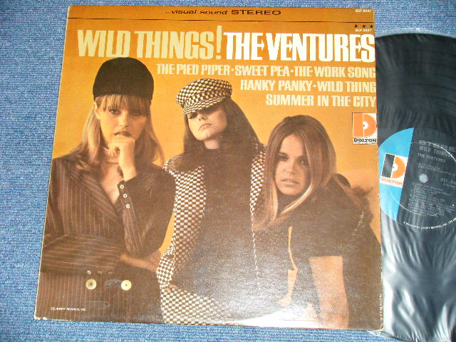 画像1: THE VENTURES - WILD THINGS ( Matrix # A)BST-8047 SIDE-1 "SUNSET SOUND" / B)BST8047-SIDE 2 1 "SUNSET SOUND"  ; "D" Mark Label:) ( Ex+/Ex+++-) / 1966 Version US AMERICA  ORIGINAL STEREO Used   LP