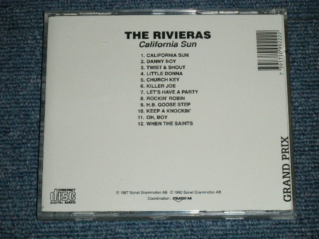 画像: THE RIVIERAS - CALIFORNIA SUN (NEW) / 1990 EUROPE EEC  ORIGINAL "BRAND NEW"  CD