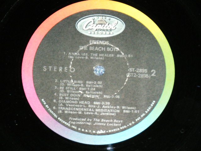 画像: The BEACH BOYS - FRIENDS ( Matrix # A) ST-1-2895 B4 #1  2  B) ST-2-2895 B4 #1  ) (Ex++/MINT-) / 1968 US AMERICA ORIGINAL STEREO Used LP