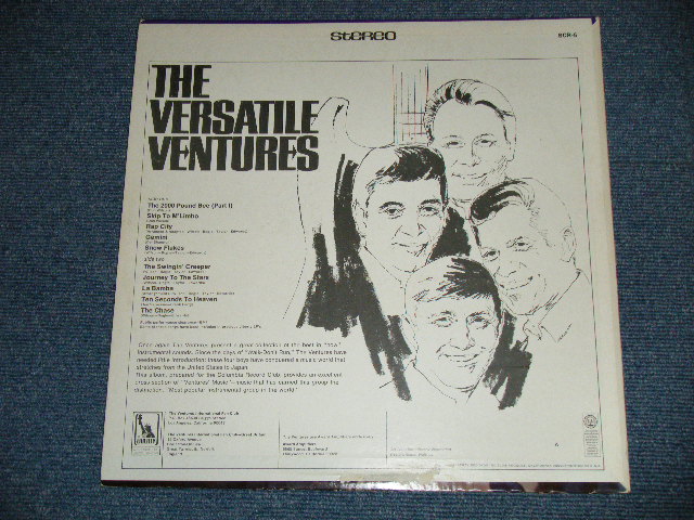 画像: THE VENTURES -  THE VERSATILE VENTURES  ( Matrix Number A) SCR-5 SIDE1 1-A / SCR5 SIDE 2-1B ) ( Ex+/Ex+++ : EDSP)  /  1966 US AMERICA ORIGINAL STEREO Used LP +