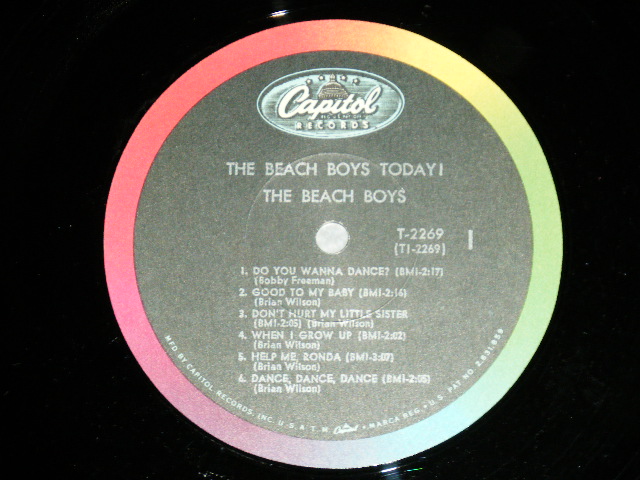 画像: The BEACH BOYS - THE BEACH BOYS TODAY ( Matrix " G-6/P-6)   ( VG+++/Ex+++ B-3:Ex :WOFC,STOBC) / 1965 US AMERICA ORIGINAL MONO Used LP