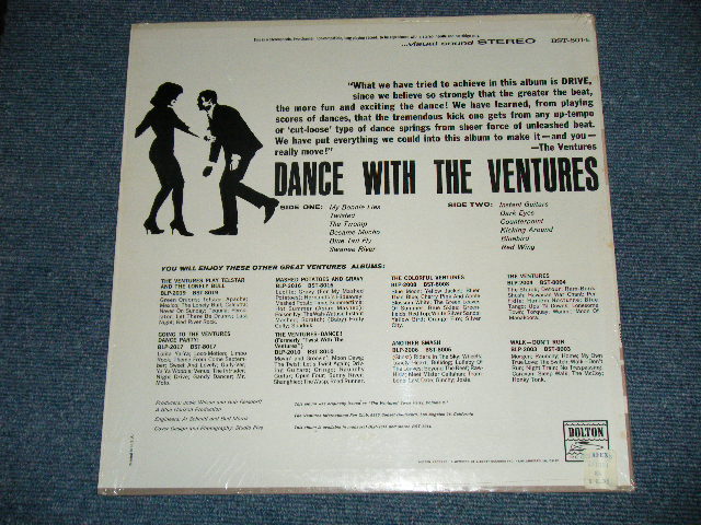 画像: THE VENTURES - DANCE WITH  THE VENTURES ( TURQUOISE GREEN  Label)( Matrix Number  A) BST 8014 SIDE-1 1A / B) BST 8014-2-1D )(MINT/MINT) / 1963 US AMERICA 1st Press VERSION ?  Used  LP 