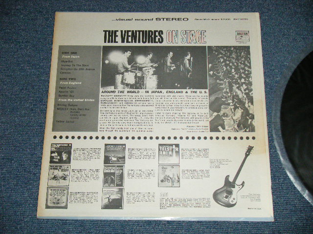 画像: THE VENTURES - ON STAGE ( Matrix # A)BST-8035-4 SIDE-1/B)BST8035-2 SIDE-2) (DARK BLUE with SILVER Print Label) ( Ex++/Ex+++ Looks:Ex+ : EDSP) / 1965  US AMERICA  ORIGINAL "1st press Label" STEREO Used   LP