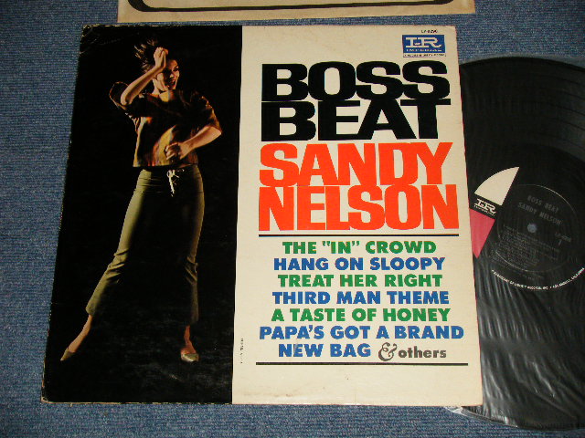 画像1: SANDY NELSON - BOSS BEAT (Ex+/Ex++ Looks:Ex, Ex+++ ) / 1965 US AMERICA ORIGINAL "BLACK With PINK & WHIET Label"  MONO Used LP