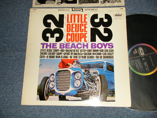 画像1: The BEACH BOYS - LITTLE DEUCE COUPE (Ex++/Ex+++ Looks:Ex+) / 1963 WEST-GERMANY GERMAN ORIGINAL " BLACK with RAINBOW Ring Label" STEREO Used LP