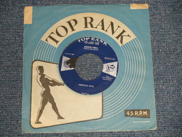 画像1: PRESTON EPPS - A)BONGO ROCK  B)BONGO PARTY  (Ex+/Ex+)  / 1959 UK ENGLAND ORIGINAL Used 7" 45rpm SINGLE