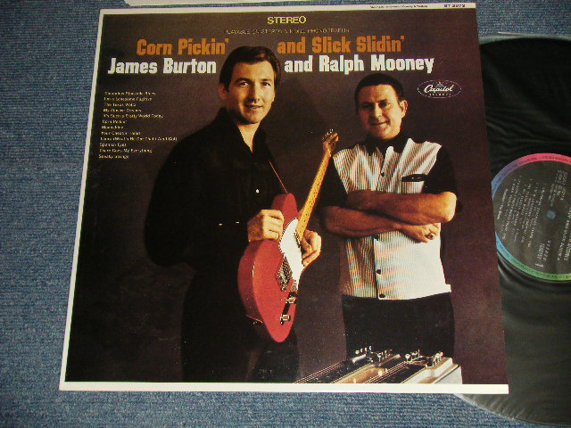 画像1: JAMES BURTON & RALPH MOONEY - CORN PICKIN' AND SLICK SLIDIN' (MINT-/MINT-) / 1984 EUROPE REISSUE Used LP 