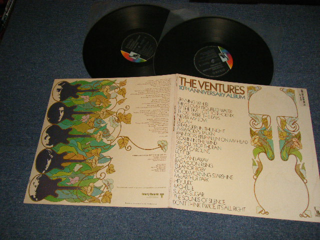 画像1: THE VENTURES - 10TH ANNIVERSARY ALBUM (Ex+++/MINT) / 1970 WEST-GERMANY ORIGINAL Used 2-LP'S