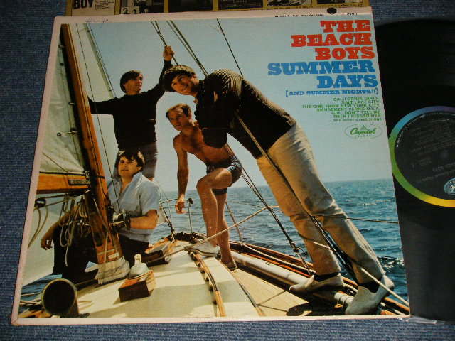 画像1: The BEACH BOYS -SUMMER DAYS (Matrix #A)T-1-2354-P1P A)T-2-2354-P1P)  " Pinckneyville Pressing in ILLINOIS" (Ex++, Ex++/Ex+++ Looks:Ex++ SWOFC) / 1965 US AMERICA ORIGINAL 1st Press "BLACK with RAINBOW RING Label" MONO Used LP