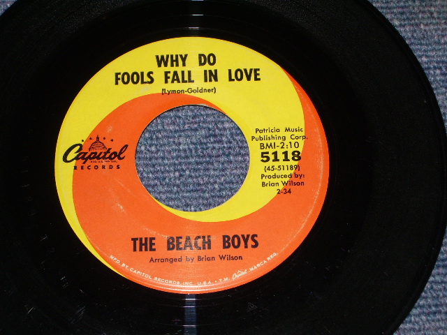 画像: THE BEACH BOYS - FUN FUN FUN (  BRIAN CREDIT ) /  1964 US  Original 7"Single  With PICTURE SLEEVE 