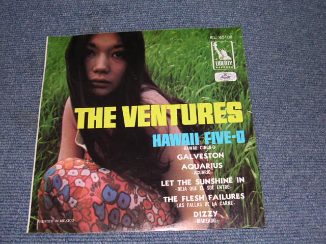 画像: THE VENTURES  - HAWAII FIVE-O  / 1969 MEXICO ORIGINAL EP+Picture Sleeve