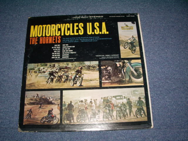 画像: THE HORNETS ( JERRY COLE on GUITAR ) - MOTORCYCLES U.S.A.  ( Ex/Ex++) / 1963 US ORIGINAL Stereo LP 