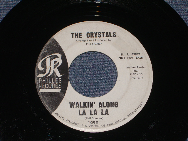 画像: THE CRYSTALS - HE 'S SURE THE BOY I LOVE ( Matrix # TCY-9 : PHIL&ANNETTE Credit : WHITE LABEL PROMO Ex-/Ex- ) / 1962 US ORIGINAL 7" SINGLE 