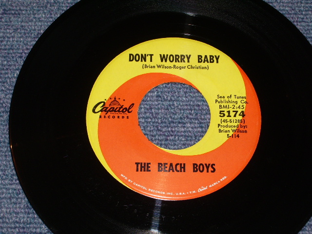 画像: THE BEACH BOYS - DON'T WORRY BABY  /  1964 US  Original Ex/Ex++ 7"Single With Picture Sleeve  