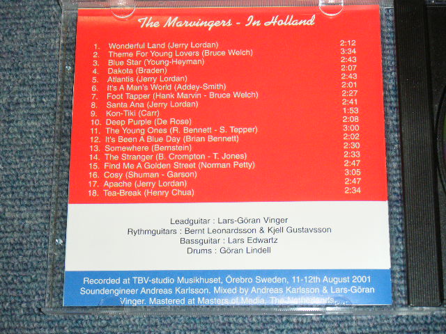 画像: THE MARVINGERS  - IN HOLLAND / 2001 NETHERLANDS ORIGINAL Brand New CD 