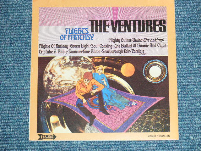 画像: THE VENTURES - FLIGHT OF FANTASY + UNDERGROUND FIRE  ( 2 in 1+ BONUS TRACK ) / 1996 US Used  CD 