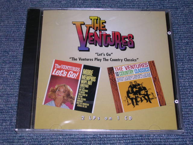 画像1: THE VENTURES - LET'S GO + PLAY THE COUNTRY CLASSICS  ( 2 in 1+ BONUS TRACK ) / 1996 US Sealed CD 