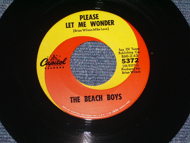 画像: THE BEACH BOYS - DO YOU WANNA DANCE?  ( DIE-CUT Cover MINT-/MINT- ) / 1965 US ORIGINAL 7" SINGLE With PICTURE SLEEVE 