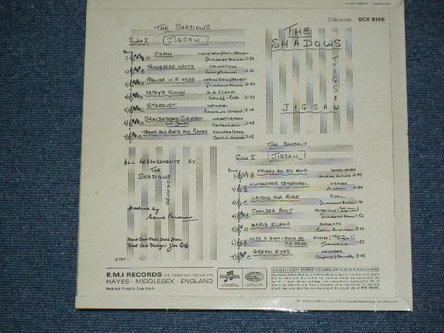 画像: THE SHADOWS - JIGSAW   ( Ex+++,Ex++/MINT-  ) / 1967 UK ORIGINAL "BLUE Columbia " Label STEREO Used  LP 